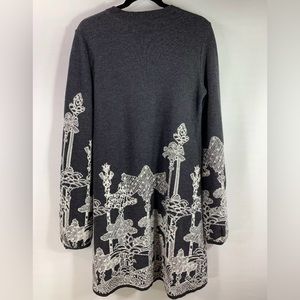 Chloé Merino Wool Dreamscape Jacquard Dress in Gray - Size XS